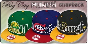 Big City Punch Snapback Hats