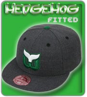 Grey Hedgehog Fitted Hats
