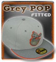 Grey-POP Fitted Hats