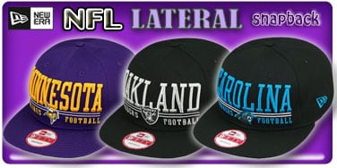 NFL Lateral Snapback Hats