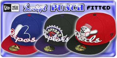 Script PUNCH Fitted Hats