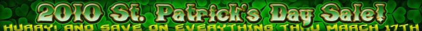 St. Patrick's Day Sale!