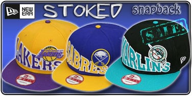 Stoked Snapback Hats