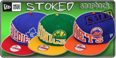 Stoked Snapback Hats