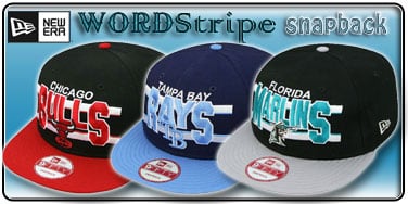 Wordstripe Snapback Hats
