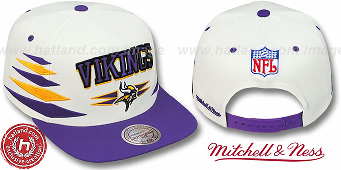 Vikings 2T DIAMONDS SNAPBACK White-Purple Adjustable Hat by Mitch Vikings 2T DIAMONDS SNAPBACK White-Purple Adjustable Hat by Mitch