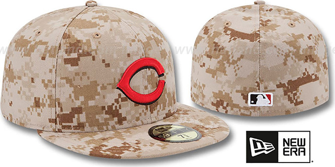 cincinnati reds camo hat