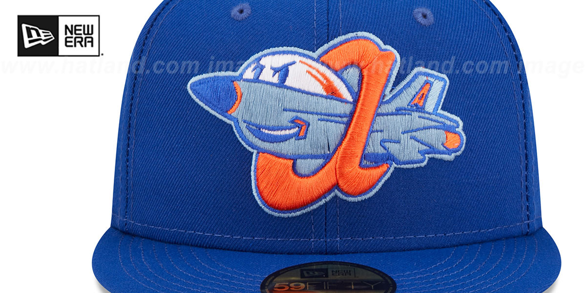 Aberdeen IronBirds MILB ONFIELD ROAD Royal Fitted Hat