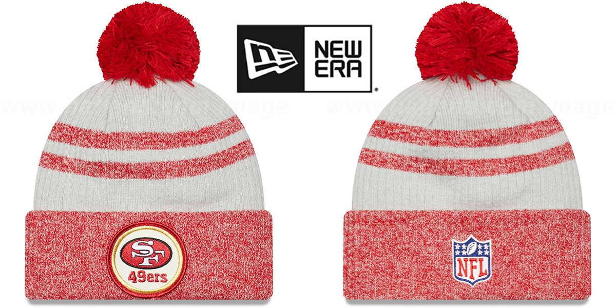 San Francisco 49ers 2022 NFL THROWBACK SIDELINE Knit Beanie Hat