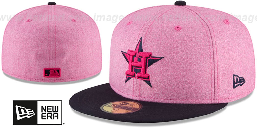 Houston Astros 2018 MOTHERS DAY PinkNavy Fitted Hat