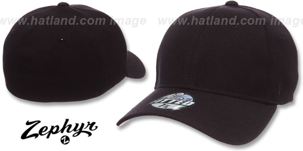 Blank ZFIT BLACK Hat by Zephyr