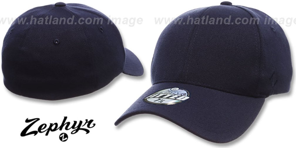 Blank ZFIT LIGHT NAVY Hat by Zephyr