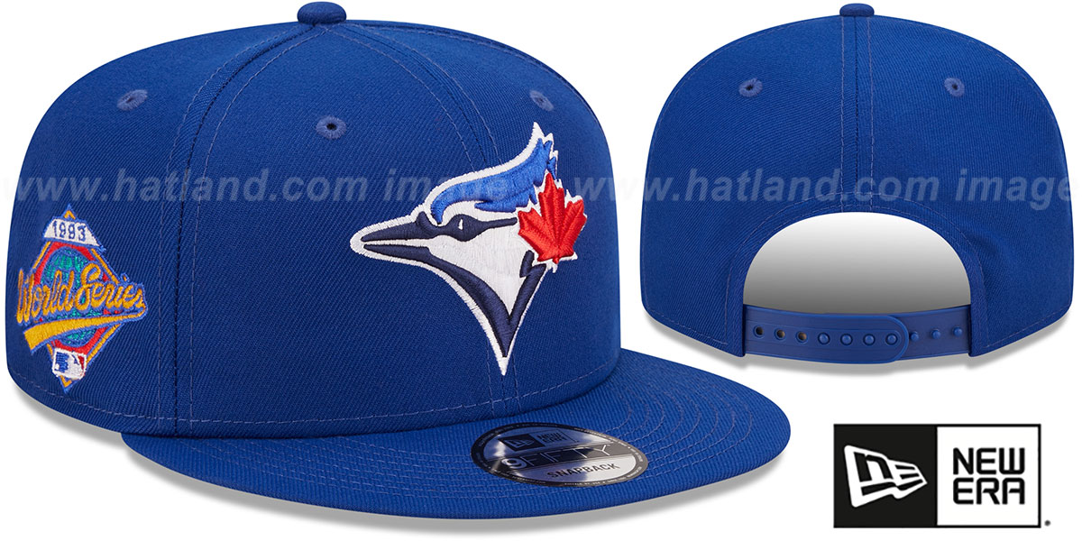 Toronto Blue Jays 1993 WS SIDEPATCH SNAPBACK Hat by New Era