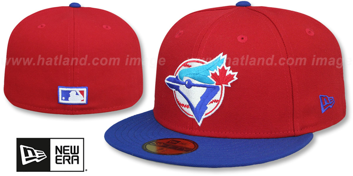 Toronto Blue Jays COOPERPACK RedRoyal Fitted Hat by New Era
