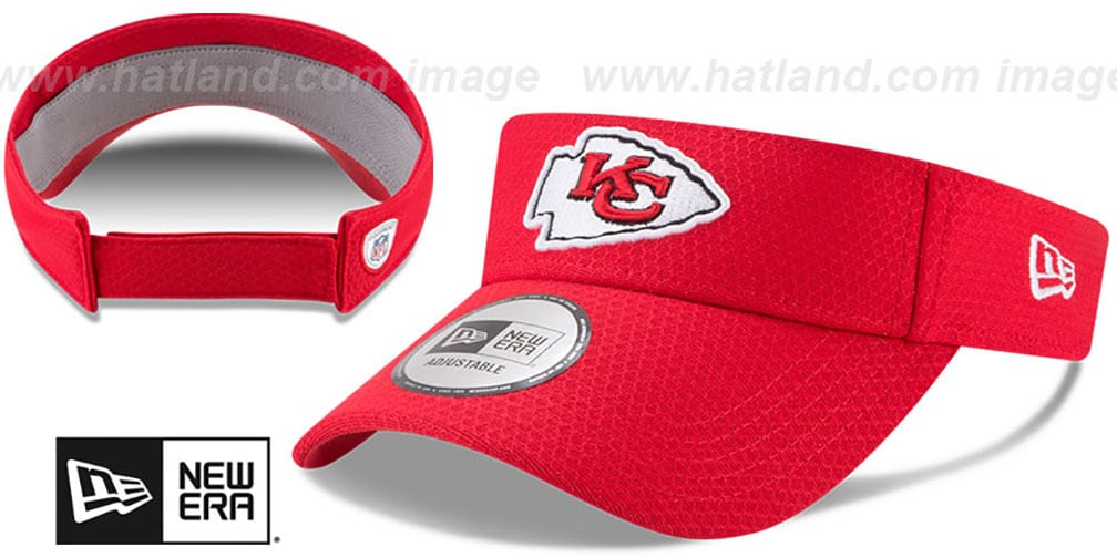 Kansas City Chiefs 2017 NFL TRAINING VISOR Red by New Era