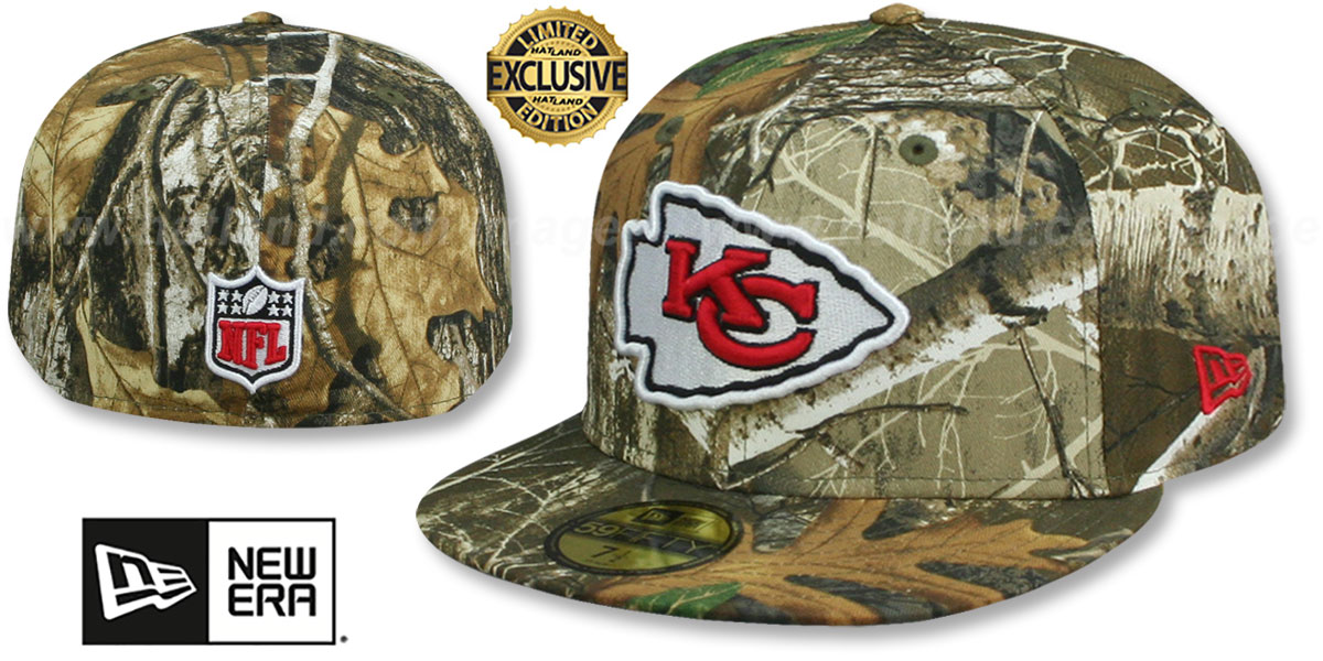 Kansas City Chiefs NFL TEAMBASIC Realtree Camo Fitted Hat