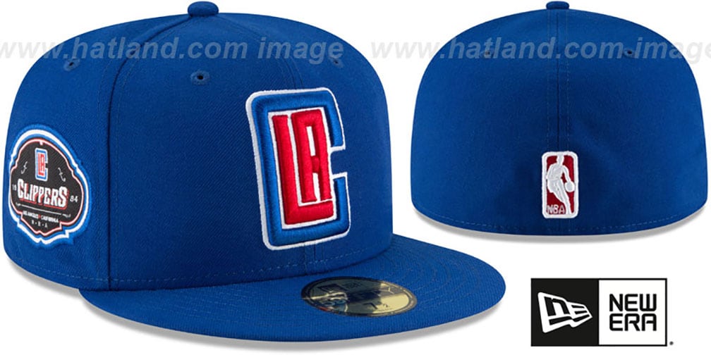 Los Angeles Clippers TEAMSUPERB Royal Fitted Hat by New Era
