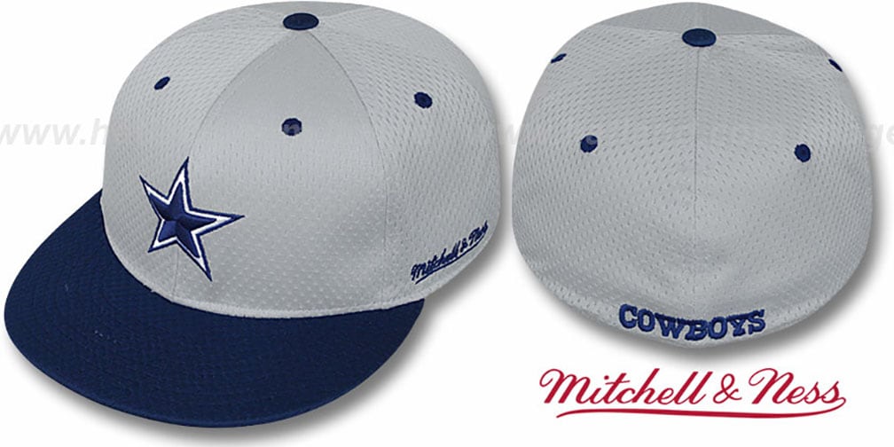 Dallas Cowboys 2T BP-MESH Grey-Navy Fitted Hat