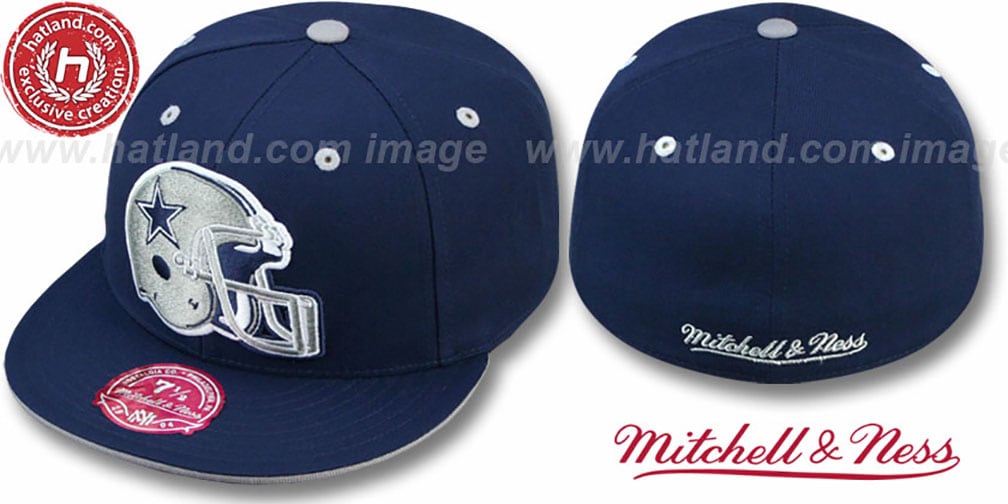 Dallas Cowboys XLHELMET Navy Fitted Hat