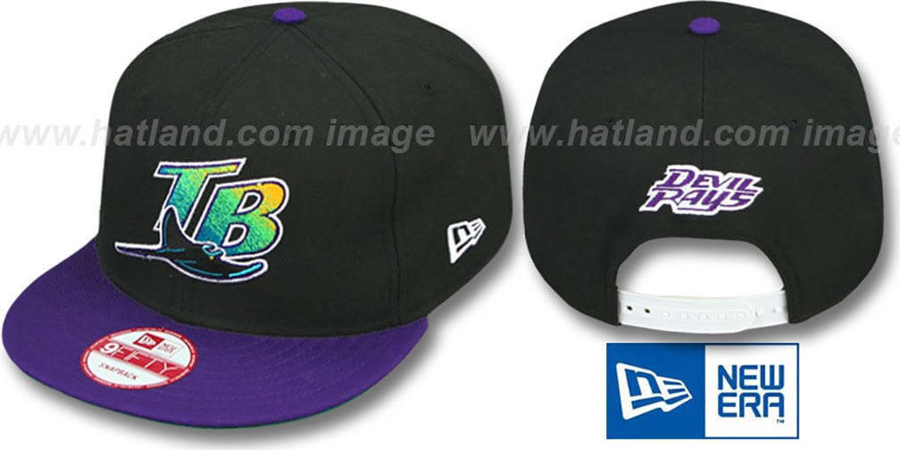 Devil Rays COOP TEAM-BASIC SNAPBACK Black-Purple Hat