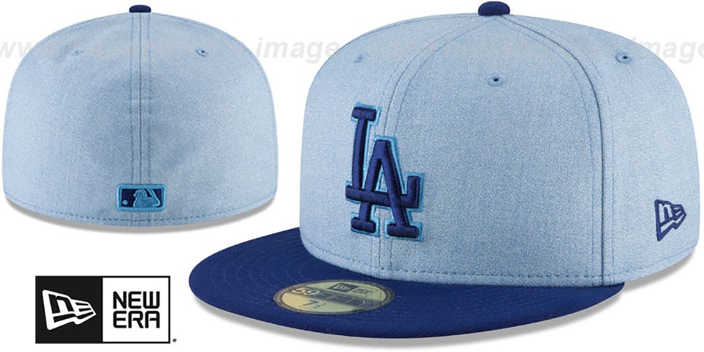 Los Angeles Dodgers 2018 FATHERS DAY SkyRoyal Fitted Hat