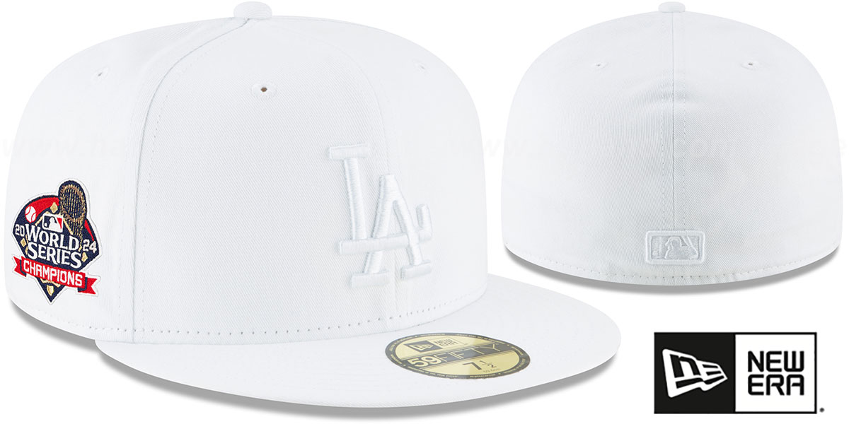 Los Angeles Dodgers 2024 WORLD SERIES CHAMPIONS WhiteonWhite Fi
