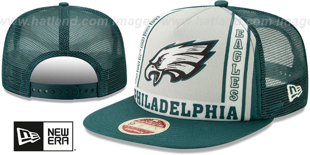 Philadelphia Eagles BANNER FOAM TRUCKER SNAPBACK Hat