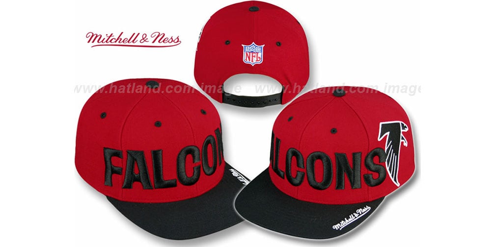 Boné Mitchell and Ness Atlanta Falcons Arch Snapback