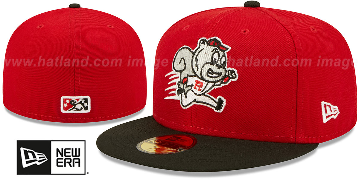 Richmond Flying Squirrels THEME NIGHT RedBlack Fitted Hat