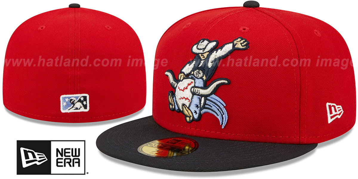 Corpus Christi Hooks THEME NIGHT RedNavy Fitted Hat