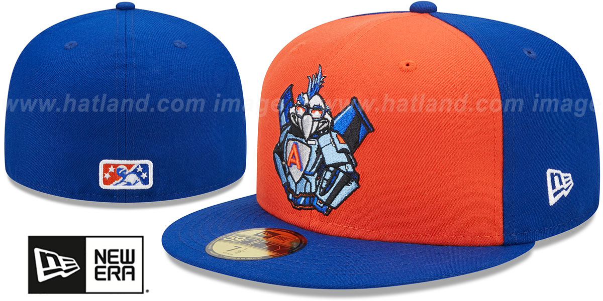 Aberdeen IronBirds MILB MARVEL DEFENDERS OrangeRoyal Fitted Hat
