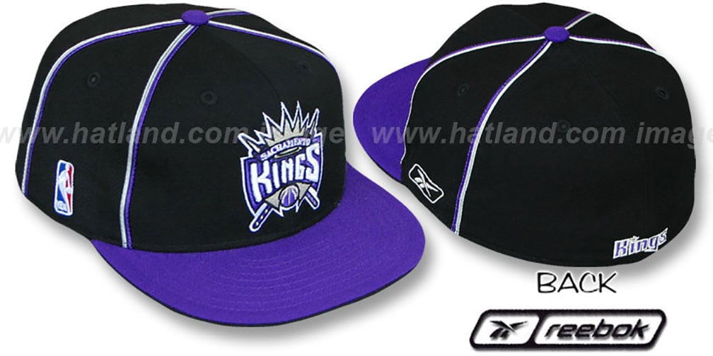 Sacramento Kings CROSS TAPED Fitted Hat by Reebok