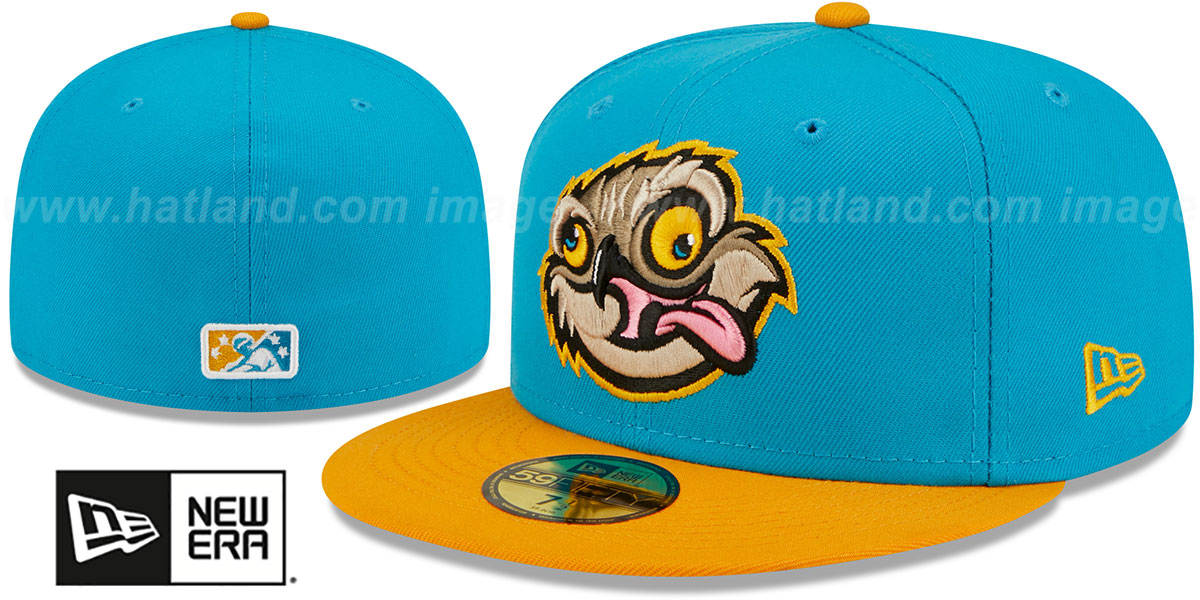 Lansing Lugnuts COPA BlueGold Fitted Hat by New Era