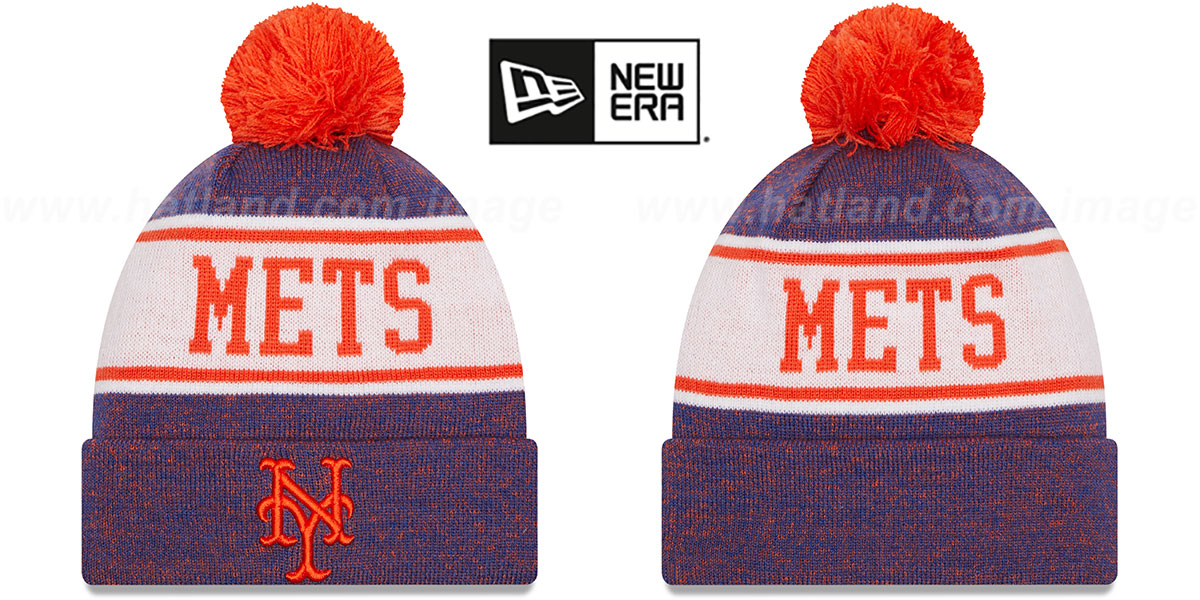 New York Mets BANNER Knit Beanie Hat by New Era