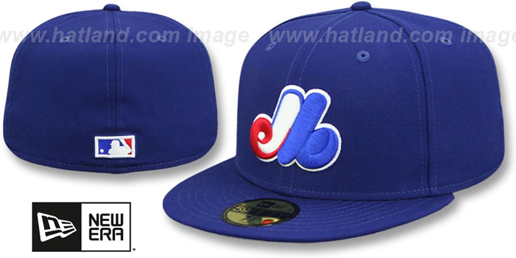 Montreal Expos HOME Fitted Hat by New Era