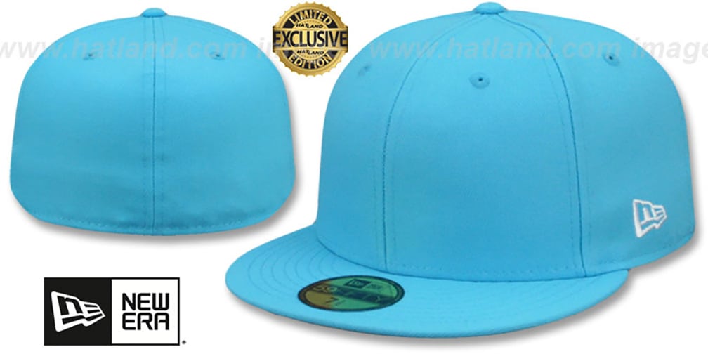 blank light blue fitted hat blank light blue fitted hat