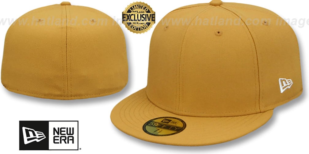 New Era 59FIFTYBLANK Panama Tan Fitted Hat