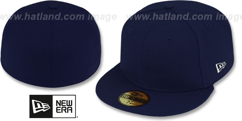 New Era 59FIFTYBLANK Dark Navy Fitted Hat