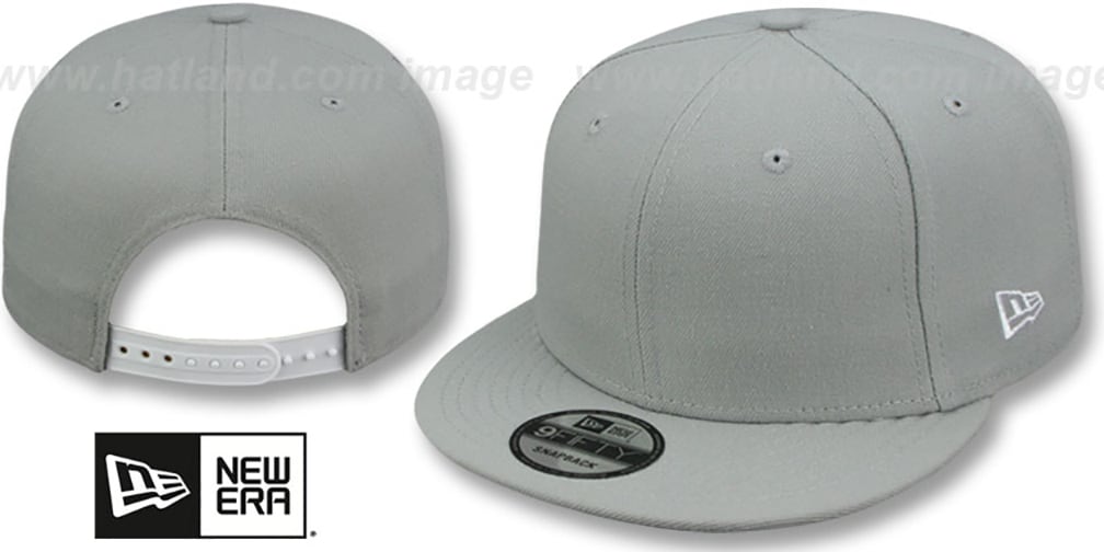 grey snapback new era