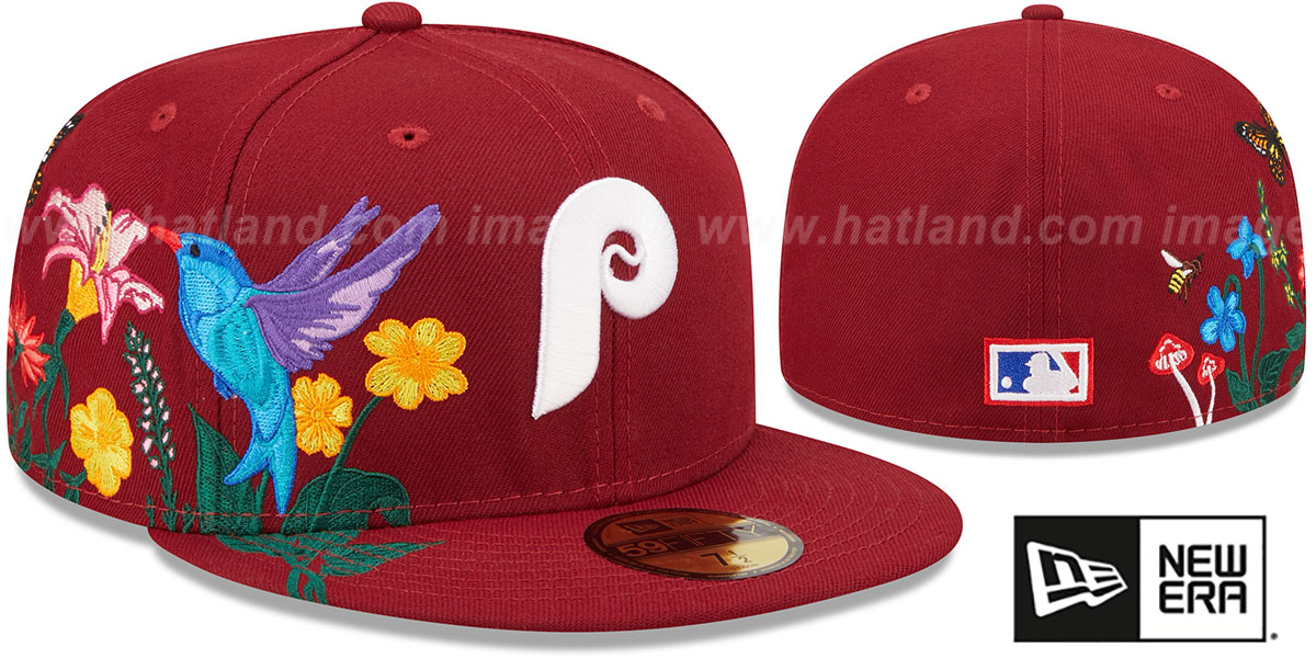 New Era Casquette ajustée New Era 59FIFTY rouge des Phillies de Philadelphie 2025 Big League Chew pour homme | Place Rosemère