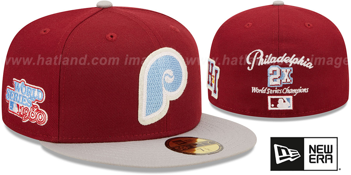 phillies side patch fitted