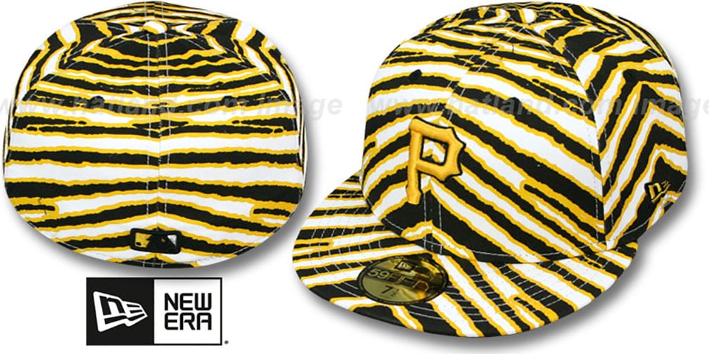 Pittsburgh Pirates ALLOVER ZUBAZ Fitted Hat by New Era