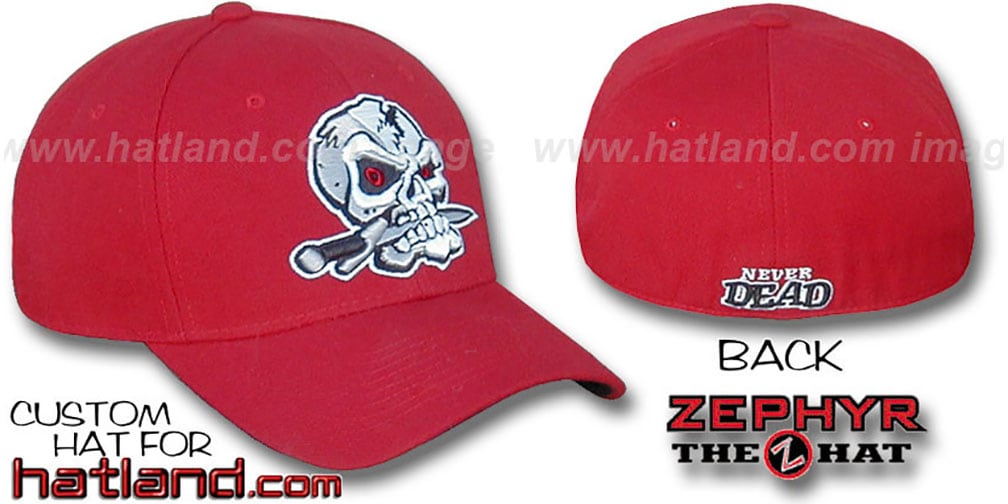 San Cristobal DHS XLINE Red Fitted Hat by Zephyr