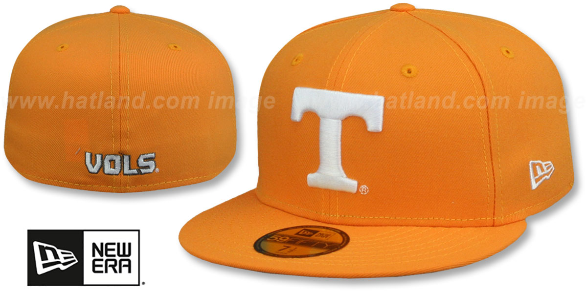 Tennessee NCAA TEAMBASIC Orange Fitted Hat by New Era