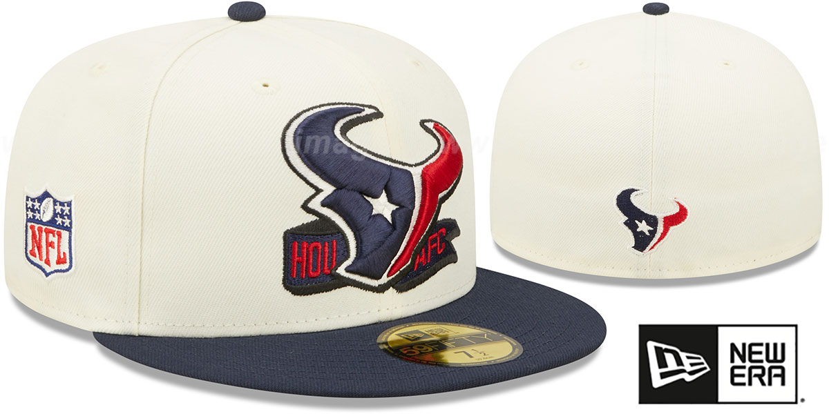 houston-texans-2022-nfl-sideline-cream-navy-fitted-hat