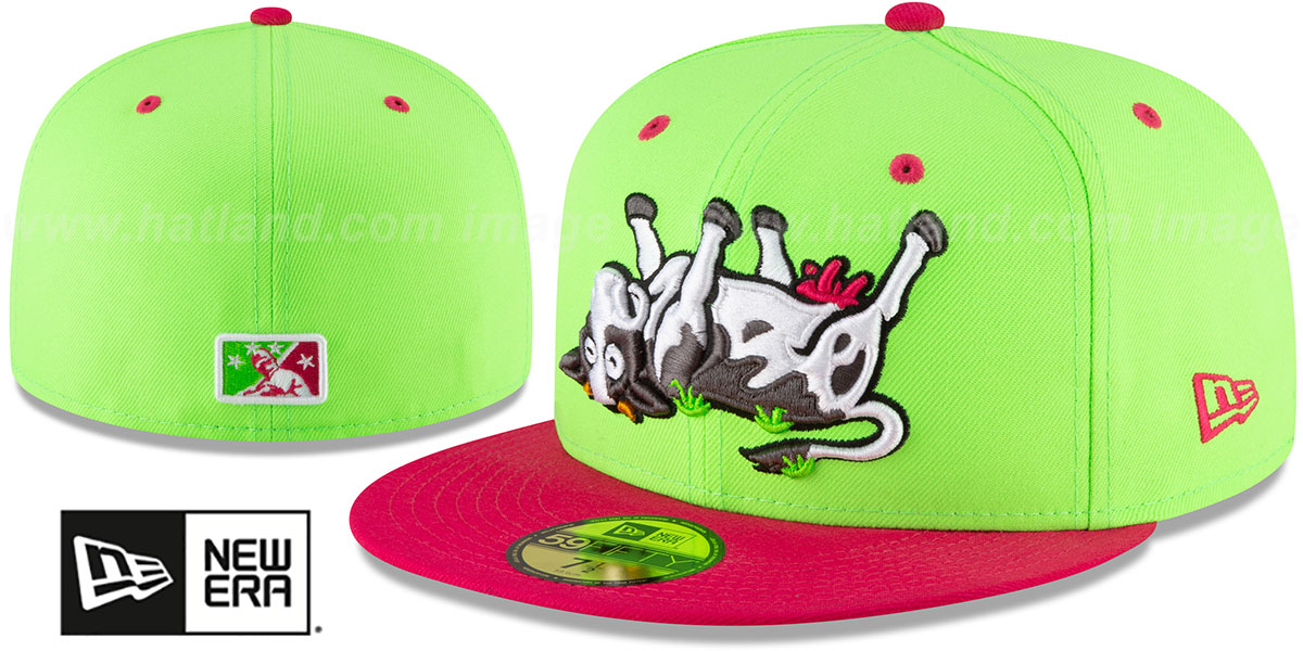 Wichita Wind Surge COPA LimePink Fitted Hat by New Era