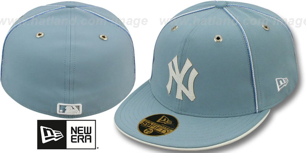 New York Yankees SKY BLUE DaBu Fitted Hat by New Era