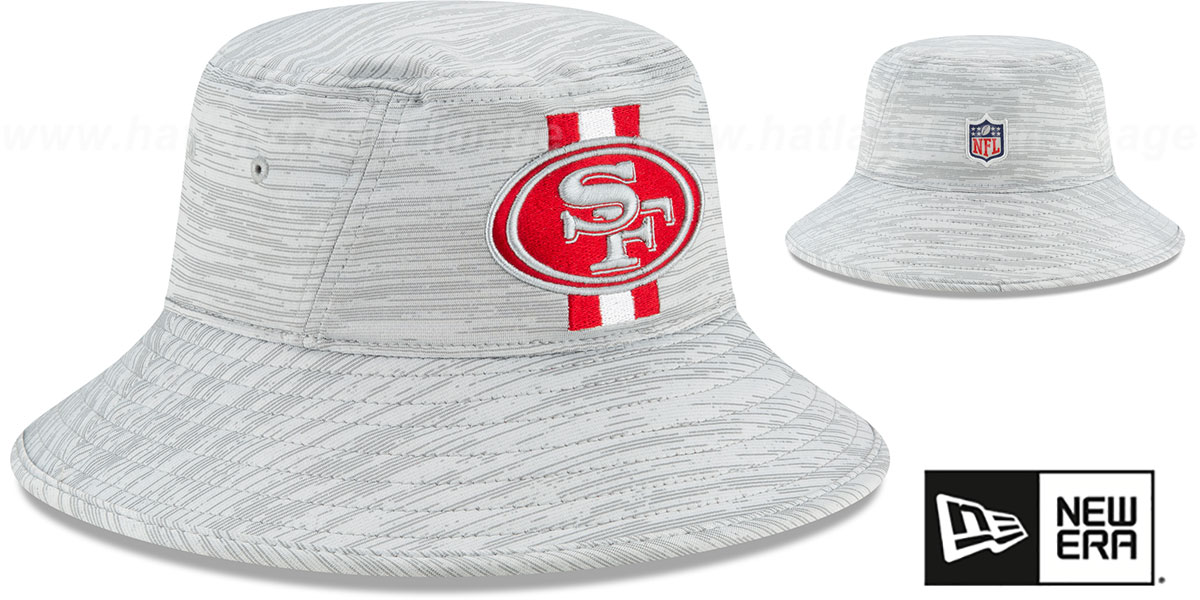 San Francisco 49ers 2021 NFL TRAINING BUCKET Hat by New Era