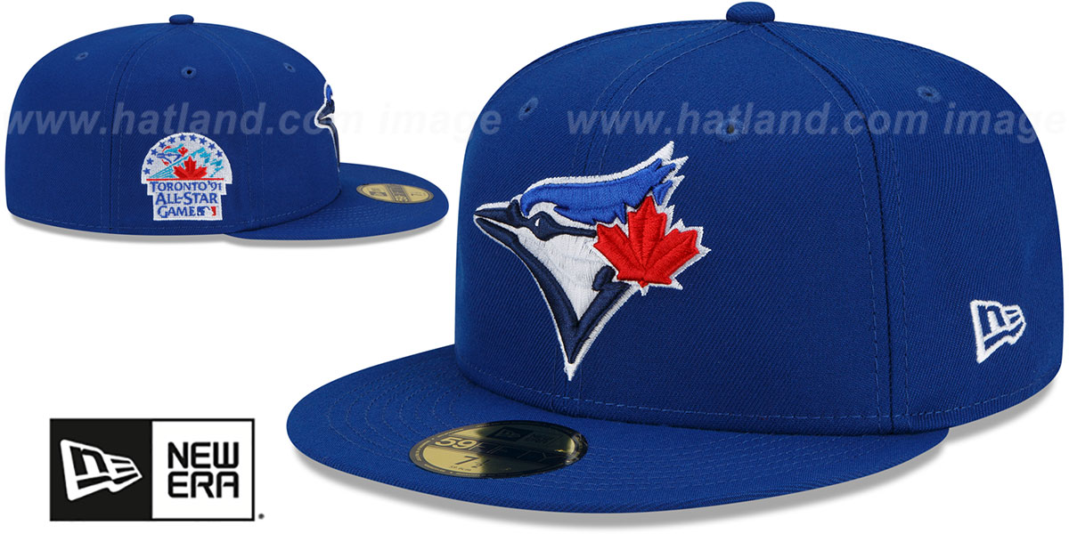 Toronto Blue Jays 1991 ALL STAR GAME SIDEPATCH UP Fitted Hat