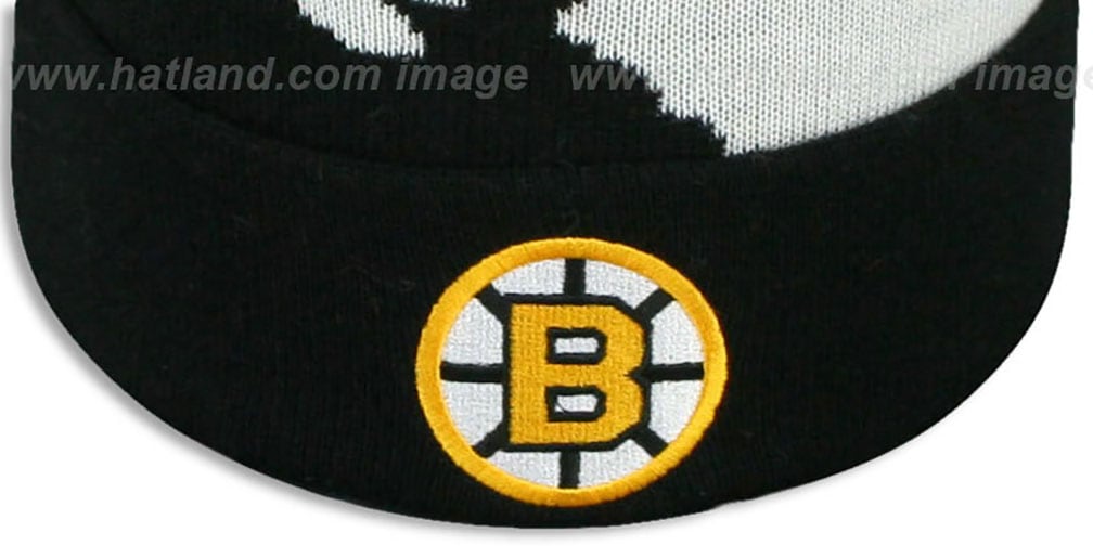Berretto Pom Beanie Boston Bruins - Maglia Sportiva, Giallo, Taglia Unica, ABA Inc.